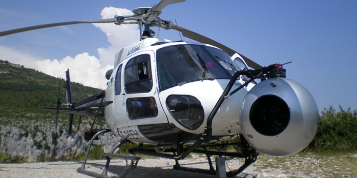 services Géomètre - prise de vue en hélicoptère